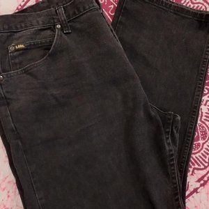 Lee Jeans, Black, 42" Waist, Big and Tall ⭐️Great Condition⭐️